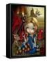 Alice and the Bosch Monsters-Jasmine Becket-Griffith-Framed Stretched Canvas