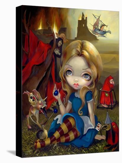 Alice and the Bosch Monsters-Jasmine Becket-Griffith-Stretched Canvas