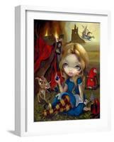 Alice and the Bosch Monsters-Jasmine Becket-Griffith-Framed Art Print