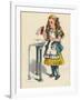 Alice and the Bottle, 1930-John Tenniel-Framed Giclee Print