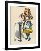 Alice and the Bottle, 1930-John Tenniel-Framed Giclee Print