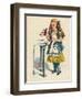 Alice and the Bottle, 1930-John Tenniel-Framed Giclee Print