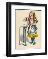 Alice and the Bottle, 1930-John Tenniel-Framed Giclee Print