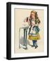 Alice and the Bottle, 1930-John Tenniel-Framed Giclee Print