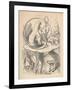 'Alice and the caterpillar', 1889-John Tenniel-Framed Giclee Print