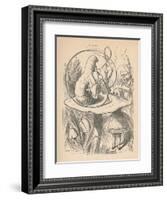 'Alice and the caterpillar', 1889-John Tenniel-Framed Giclee Print