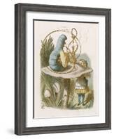 Alice and the Caterpillar-John Tenniel-Framed Photographic Print