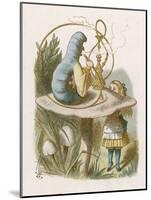 Alice and the Caterpillar-John Tenniel-Mounted Photographic Print