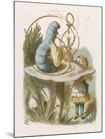 Alice and the Caterpillar-John Tenniel-Mounted Photographic Print