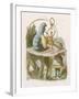 Alice and the Caterpillar-John Tenniel-Framed Photographic Print