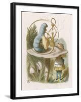 Alice and the Caterpillar-John Tenniel-Framed Photographic Print