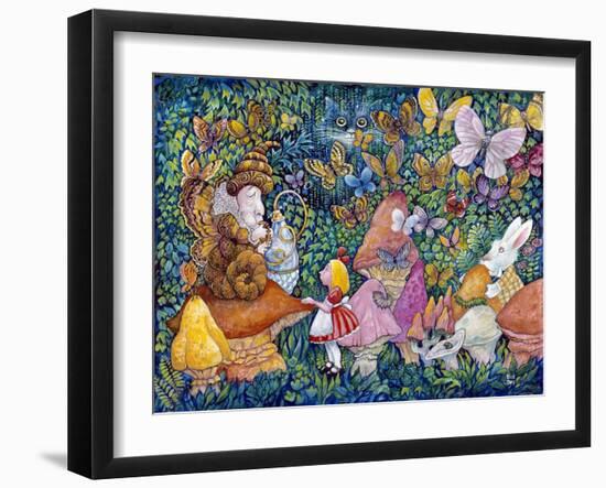 Alice and the Caterpiller-Bill Bell-Framed Giclee Print