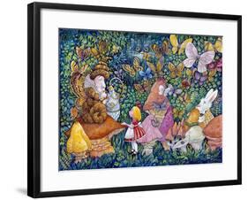 Alice and the Caterpiller-Bill Bell-Framed Giclee Print