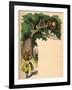 'Alice and the Cheshire Cat', 1889-John Tenniel-Framed Giclee Print