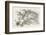 Alice and the Cheshire Cat the Cheshire Cat Fades Away-John Tenniel-Framed Photographic Print