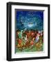 Alice and the Cheshire Cat-Bill Bell-Framed Giclee Print