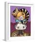 Alice and The Cheshire Cat-Natasha Wescoat-Framed Giclee Print