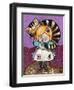 Alice and The Cheshire Cat-Natasha Wescoat-Framed Giclee Print