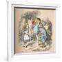 'Alice and the Dodo', 1889-John Tenniel-Framed Giclee Print