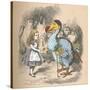 'Alice and the Dodo', 1889-John Tenniel-Stretched Canvas