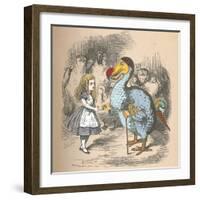 'Alice and the Dodo', 1889-John Tenniel-Framed Giclee Print