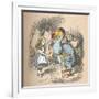 'Alice and the Dodo', 1889-John Tenniel-Framed Giclee Print