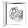 'Alice and the Dodo', 1889-John Tenniel-Framed Giclee Print