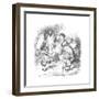 'Alice and the Dodo', 1889-John Tenniel-Framed Giclee Print