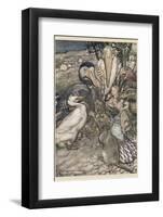 Alice and the Dodo-Arthur Rackham-Framed Photographic Print
