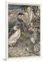 Alice and the Dodo-Arthur Rackham-Framed Photographic Print