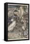 Alice and the Dodo-Arthur Rackham-Framed Stretched Canvas