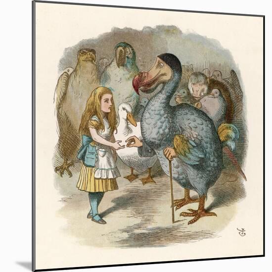 Alice and the Dodo-John Tenniel-Mounted Photographic Print