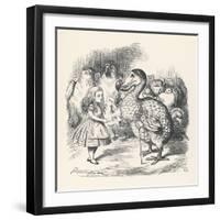 Alice and the Dodo-John Tenniel-Framed Art Print