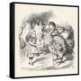 Alice and the Dodo-John Tenniel-Framed Stretched Canvas