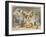 Alice and the Duchess in the Kitchen with the Duchess Who is Holding a Baby-John Tenniel-Framed Art Print