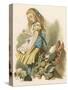 Alice and the Jury-John Tenniel-Stretched Canvas