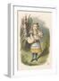 Alice and the Pig Alice Carrying a Baby Pig-John Tenniel-Framed Premium Photographic Print