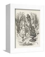 Alice and the Red Queen-John Tenniel-Framed Photographic Print