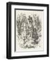 Alice and the Red Queen-John Tenniel-Framed Photographic Print