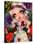 Alice and The Talking Garden-Natasha Wescoat-Stretched Canvas