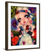 Alice and The Talking Garden-Natasha Wescoat-Framed Giclee Print