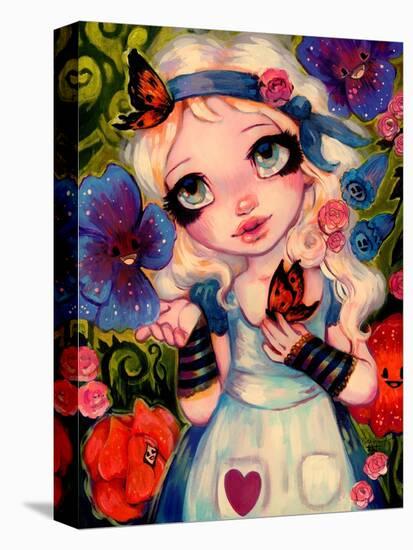 Alice and The Talking Garden-Natasha Wescoat-Stretched Canvas