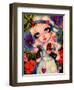 Alice and The Talking Garden-Natasha Wescoat-Framed Giclee Print