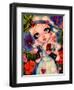 Alice and The Talking Garden-Natasha Wescoat-Framed Giclee Print