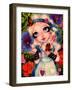 Alice and The Talking Garden-Natasha Wescoat-Framed Giclee Print