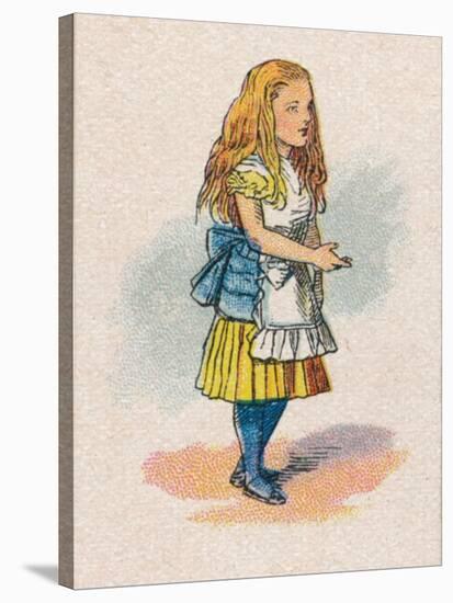 Alice and the Thimble, 1930-John Tenniel-Stretched Canvas