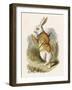 Alice and the White Rabbit-John Tenniel-Framed Photographic Print