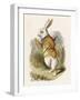 Alice and the White Rabbit-John Tenniel-Framed Photographic Print