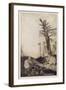 Alice and the White Rabbit-Arthur Rackham-Framed Art Print