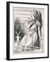 Alice and the White-John Tenniel-Framed Giclee Print